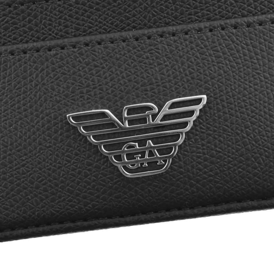 Alternative Image for ProductEmporio Armani Leather Card Holder Black3